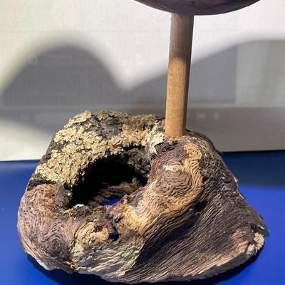 Vintage Hand Carved & Painted VIRGINIA Shore Bird Decoy 8" Tall x 8.75" Wide in VG Preowned Condition.