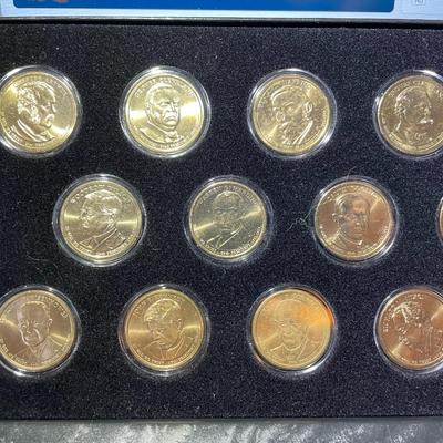 SET OF (20) 2007-2016 PRESIDENTIAL DOLLARS IN UNCIRCULATED CONDITION BOX-2 ($20 FACE VALUE) AS PICTURED.