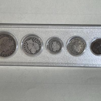 VINTAGE/ANTIQUE 1912 U.S. COIN CIRCULATED YEAR SET IN GOOD CONDITION AS PICTURED.
