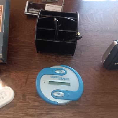 EMERSON RADIO, SCRABBLE GAME, DESK ORGANIZER AND MORE