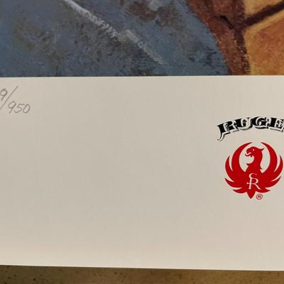 Living on the Edge Lithograph by D. Metz Artist Signed 759/950 18" x 24" Unframed Shipped in a Tube.