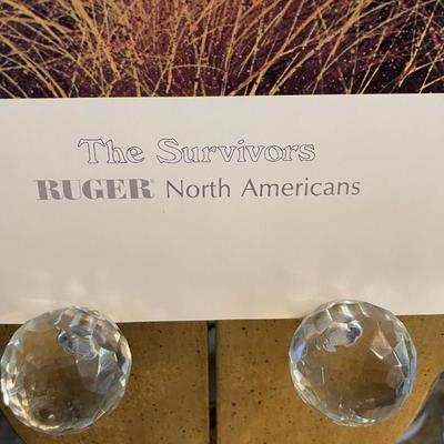 The Survivors Lithograph by Larry Wolfe Artist Signed 758/950 18" x 24" Unframed Shipped in a Tube.