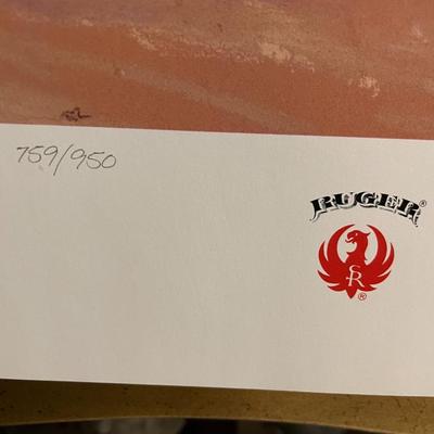 Afternoon Courtship Lithograph by Paul Bosman Artist Signed 759/950 18" x 24" Unframed Shipped in a Tube.