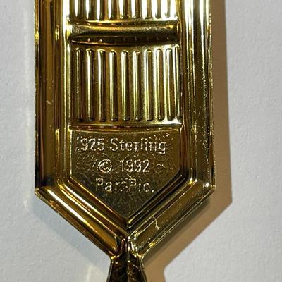 Lot #6 Star Trek Sterling Silver .925 (Dated 1992) Insignia 3-3/4" x 3/4" as Pictured.