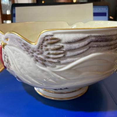 Very Rare Lenox Freedom's Heritage Bowl 2003 Hand Painted Limited Edition 20/2500 11" in Diameter & 6" Tall Superbly...