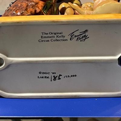 The Original Emmett Kelly Circus Collection Cotton Candy Figurine in Good Condition.