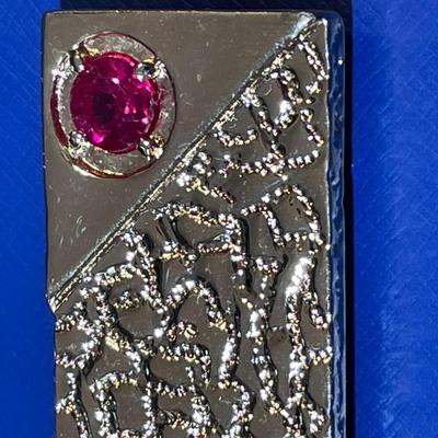 Vintage Mid-Century LIND 14K Gold Electro-Plate Money Clip in VG Never Used Preowned Condition.