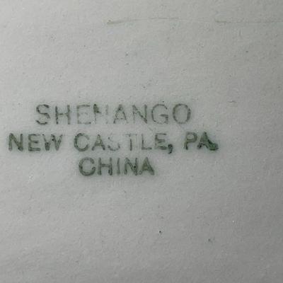 Vintage Shenango, New Castle, Pa Large Restaurant Ware Asian Scene Platter 10.75" x 15.75" in Good Preowned Condition as Pictured.