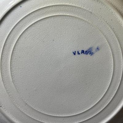 Antique Salad Plate 8.75" Diameter in Fair-Good Preowned Condition as Pictured.