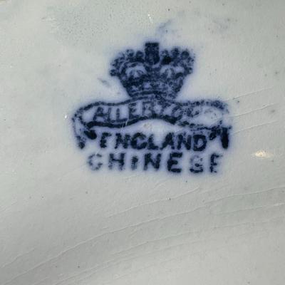 Vintage/Antique "ALLERTONS" England China Soup Bowl 8-7/8" Diameter in Good Preowned Condition.