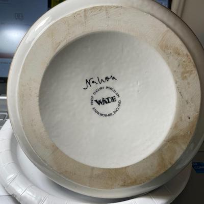 Vintage British Navy Pusser's Rum Empty Porcelain Bottle/Vase 7.5" Tall in VG Preowned Condition.