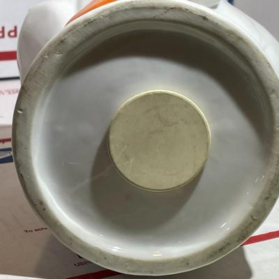 Vintage Porcelain British Admiral Lord Nelson Bank 10.25" Tall and Very Heavy in Great Condition.