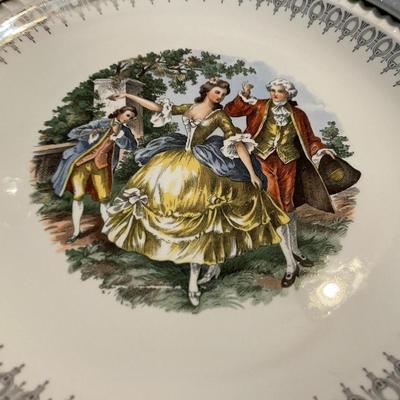 Vintage Farber & Shelvin Aluminum Charger Plate / Handwrought Aluminum 15.5" Diameter in VG Preowned Condition.