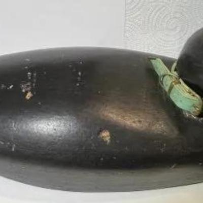 Vintage/Primitive Lighter Weight Wooden Duck Decoy 17+" Long in Good Preowned Condition as Pictured.