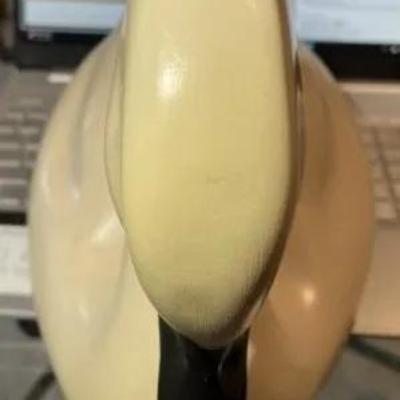 Vintage Large 16" Long Swan/Goose Good Preowned Condition Seems Like a Hollowed-Out Center in Good Preowned Condition. (Missing 1...