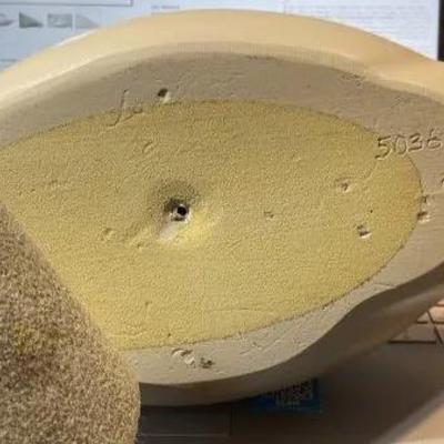 Vintage Large 16" Long Swan/Goose Good Preowned Condition Seems Like a Hollowed-Out Center in Good Preowned Condition. (Missing 1...