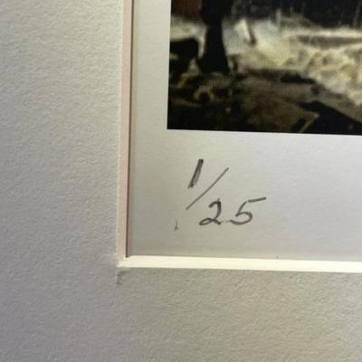 Liberty Weeps by Diane McGovern Limited Edition #1/25 18.5" x 23" Preowned from an Estate Matted Unframed.