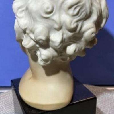 Vintage CYBIS Boy Bust 9.5" Tall Porcelain Figurine in VG Preowned Condition.