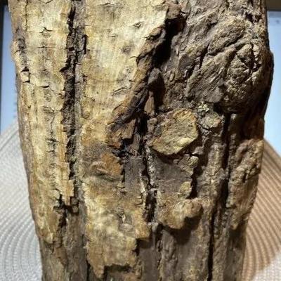 Vintage Hand Carved Jesus Face/Bust out of a Wooden Branch/Bark 8" Tall & 6" Wide Preowned from an Estate.