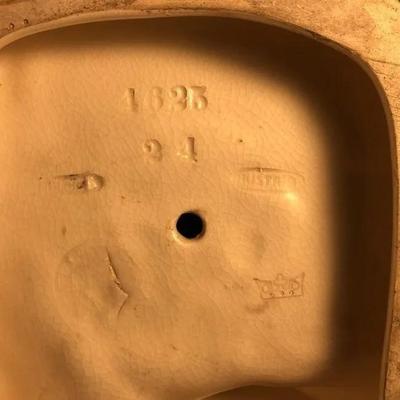 Antique Early 1900's Scarce Austrian Turn-Teplitz Amphora Porcelain Lady with Basket Statue 16.5" Tall #4623 in VG Condition as...