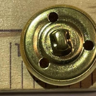 12 Naval Anchor Crest Metal Buttons for Blazers, Suits, Sport Coat, Uniform, Jackets, Etc 7/8" Diameter in New Never Used Condition.