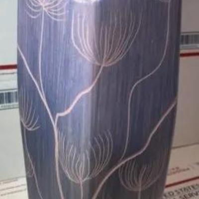 HERMAN JOSEPH KLEINER MID-CENTURY MODERN MCM 1952 STUDIO ART POTTERY VASE 15" TALL IN VG CONDITION.