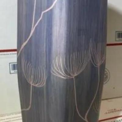 HERMAN JOSEPH KLEINER MID-CENTURY MODERN MCM 1952 STUDIO ART POTTERY VASE 15" TALL IN VG CONDITION.