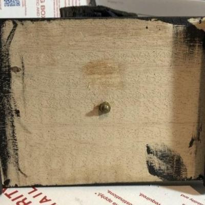 Vintage Japanese Samurai Warrior Paper Mache Figurine 13" Tall w/Base Preowned from an Estate.