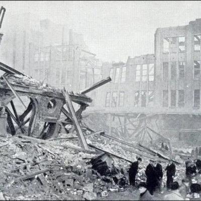 Scarce- John Marples & Company Sheffield Large Stoneware Jug 19" Tall & Very Heavy Preowned from an Estate.