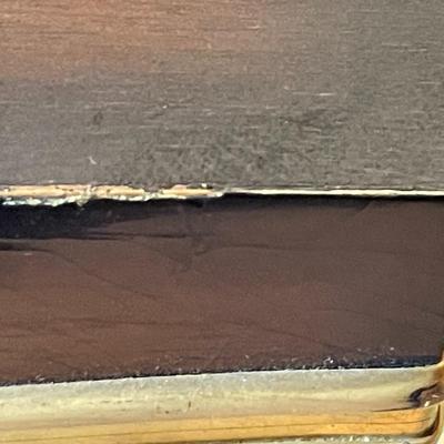 Vintage Mid-Century Ankeruhr Mantle Clock (Anchor clock) 22" Long Untested, Chimes Sound on the Quarter - Hour, No Key, & No...