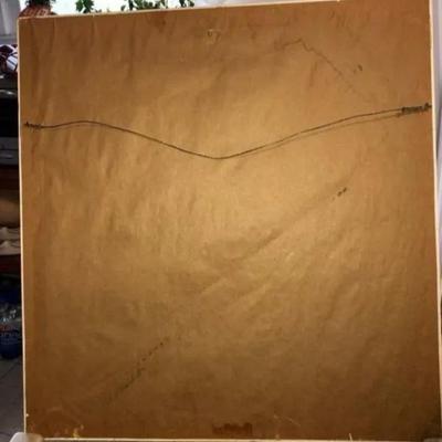 Irene Borg's Little Brother-II Signed & Numbered Lithograph 154/800 Framed 20.5" x 21.5" in Good Preowned Condition.