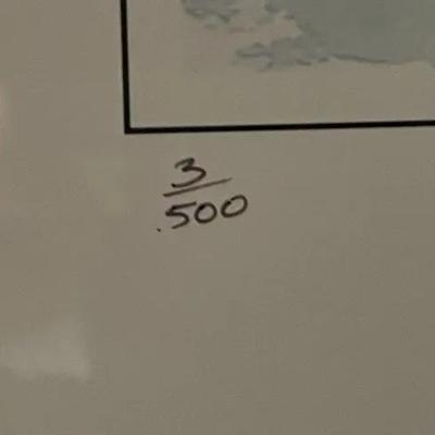 Scarce PAUL HARRYN Signed Lithograph Limited Edition 3/500 Frame Size 24" x 28.5" Used in the 1997 Musikfest Program & Posters