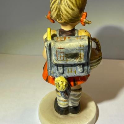 Vintage Hummel Figurine 81/0 "School Girl" Stylized Bee Girl w/Backpack, 5-1/3" Tall as Pictured.