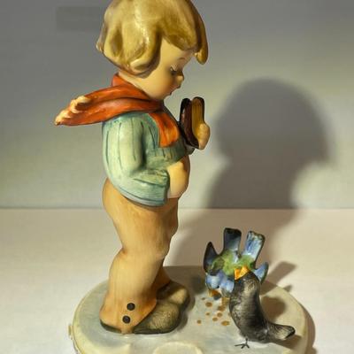 Hummel Goebel Figurine: #300, Bird Watcher 5-1/8" Tall as Pictured.