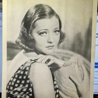 Sylvia Sidney Original 1930's - 8x10 Linen Photo "Accent on Youth" Paramount Pictures as Pictured.