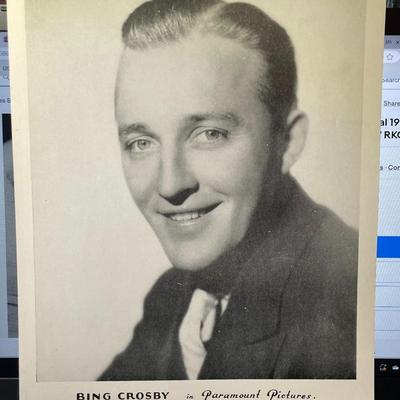 BING CROSBY - 8x10 Photo Print by Paramount Pictures as Pictured.