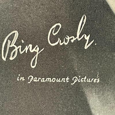 BING CROSBY - 8x10 Stamped Signature Photo Print by Paramount Pictures as Pictured.