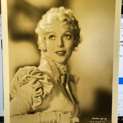 Loretta Young - 8x10 Photograph "The House of Rothschild" United Artists Pictures as Pictured.