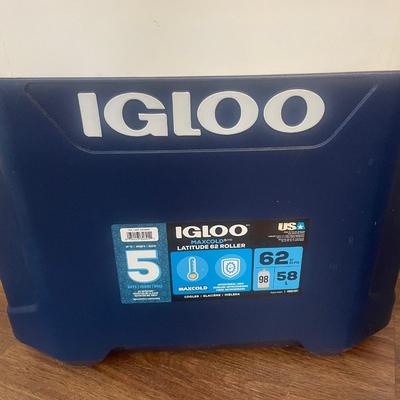 Lot 4 Igloo Cooler and Beach Chair