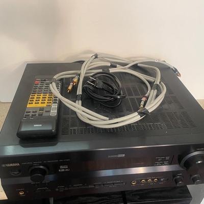 Lot 23 Yamaha AV Receiver and 3 speakers