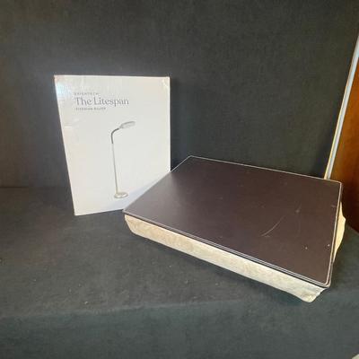 Lot 54. Task Lamp and Lap Desk