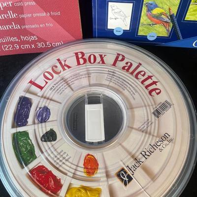 Lot 56. Watercolor Painting Supplies