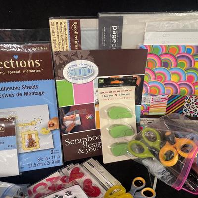 Lot 58. Scrapbooking Supplies - Huge Assortment