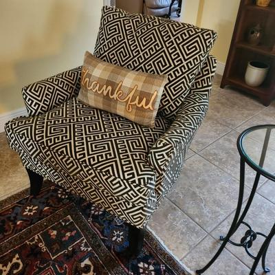Two chairs and side table