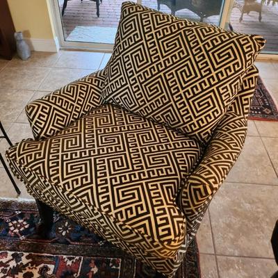 Two chairs and side table