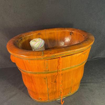 Lot 70. Vintage Knitting Barrel