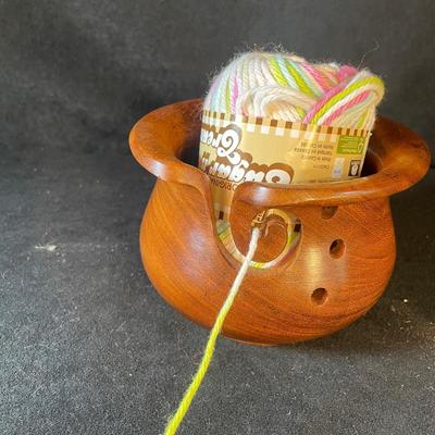 Lot 72. Wood Yarn Bowl