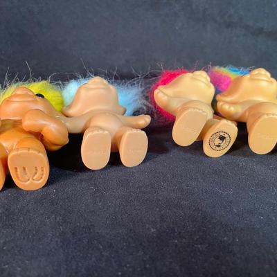 Lot 74. Troll Dolls