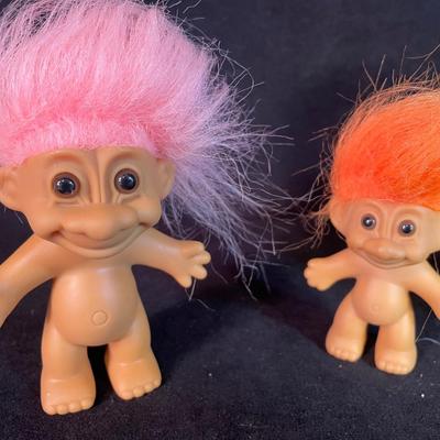 Lot 75. Four Troll Dolls (Lot 2)