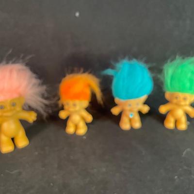 Lot 75. Four Troll Dolls (Lot 2)